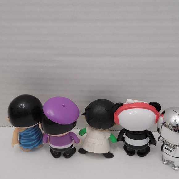 5 Ryans World Lot Figure Caveman Artist Painter Robo Pando Panda Combo Squishy - Picture 4 of 10